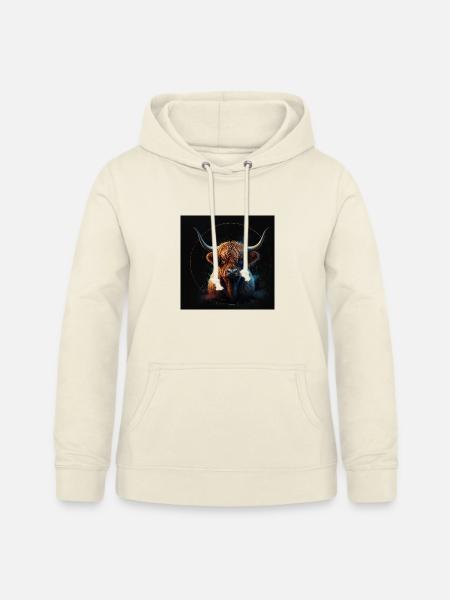 Highland Rind - Frauen Hoodie - Vanille-Milchshake