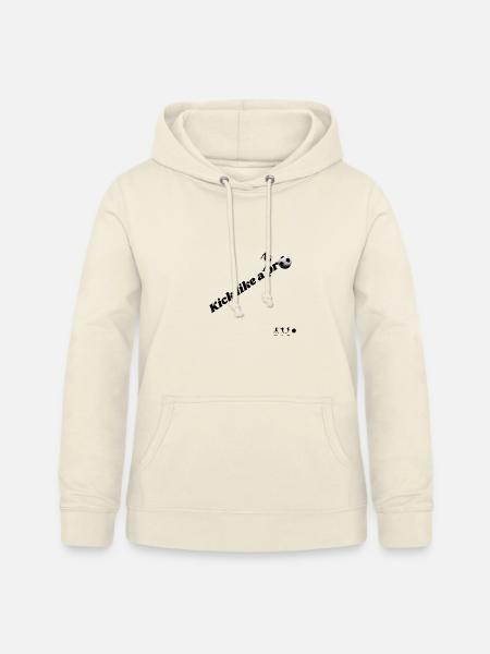 Kick_like_a_pro - Frauen Hoodie - Vanille-Milchshake