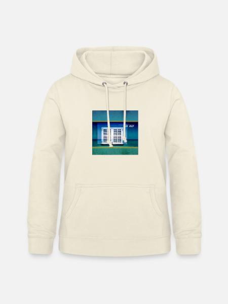 La mer Fenster am Meer - Frauen Hoodie - Vanille-Milchshake