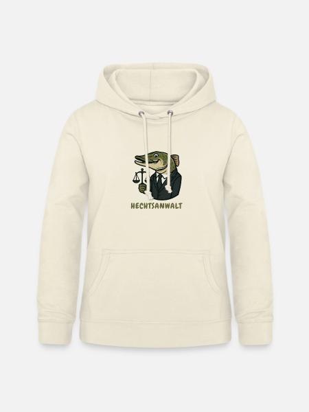 HECHTSANWALT  - Frauen Hoodie - Vanille-Milchshake