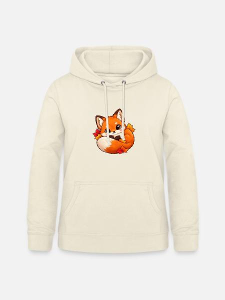 Ungezogener Herbstfuchs - Frauen Hoodie - Vanille-Milchshake