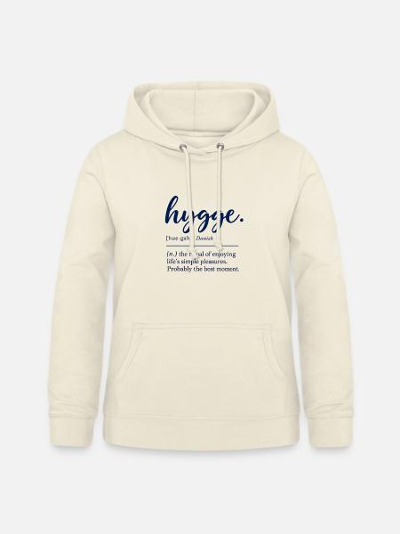 hygge - Definition - Dänemark - Denmark - Frauen Hoodie - Vanille-Milchshake