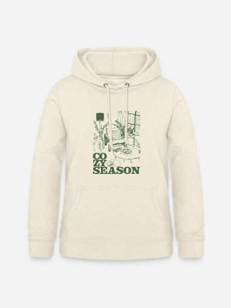 GEMÜTLICHE SAISON - Frauen Hoodie - Vanille-Milchshake
