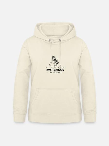 Immer verbunden - Frauen Hoodie - Vanille-Milchshake