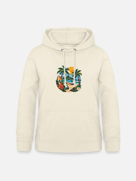 Inseltraum Strandhimmel Hängematte - Frauen Hoodie - Vanille-Milchshake