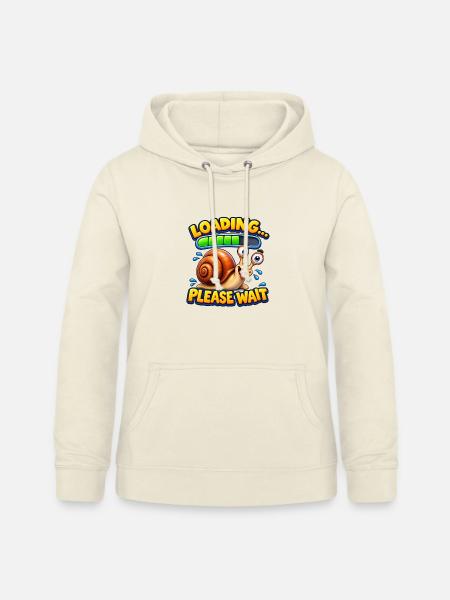 Lustige Ladeschnecke - Frauen Hoodie - Vanille-Milchshake