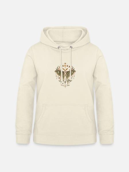 Mondfalter der Nacht - Frauen Hoodie - Vanille-Milchshake