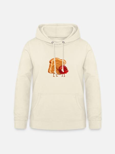 Kuschelt Toast mit Marmelade - Frauen Hoodie - Vanille-Milchshake