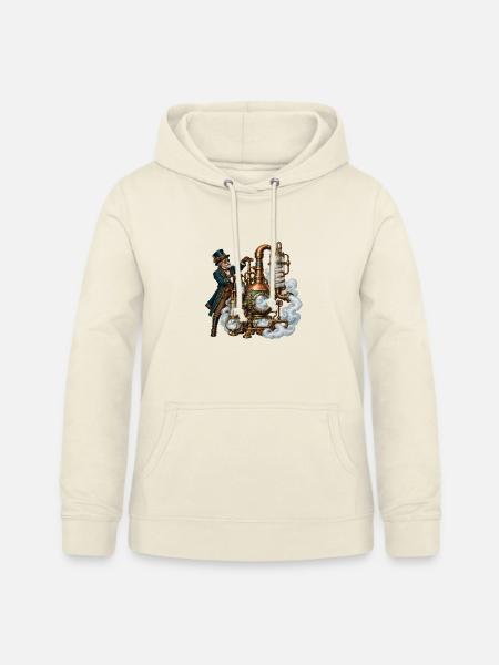 Steampunk-Dampfmeister-Mechanik - Frauen Hoodie - Vanille-Milchshake