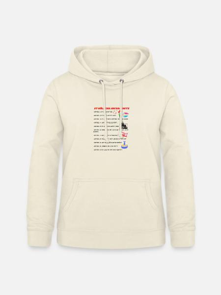 Kölsches Grundgesetz lustige Geschenkidee - Frauen Hoodie - Vanille-Milchshake
