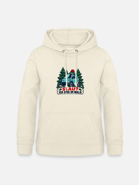 Stau? Ich steh im Wald - Frauen Hoodie - Vanille-Milchshake