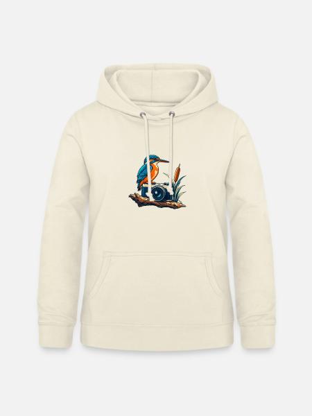 Eisväger vor der Kamera - Frauen Hoodie - Vanille-Milchshake