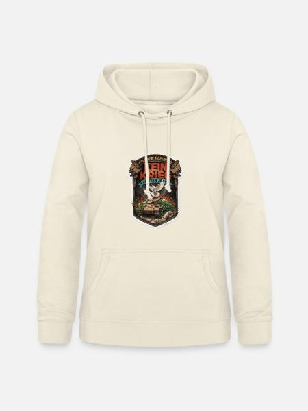 Kein Krieg Frieden Jetzt Patch - Frauen Hoodie - Vanille-Milchshake