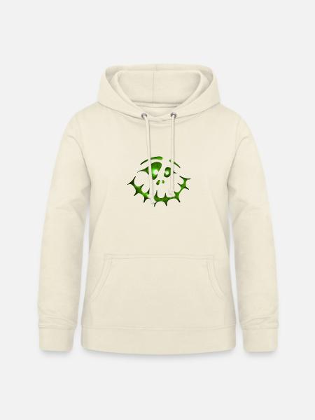 Irres Geistergesicht Grün - Süßes oder Saures - Frauen Hoodie - Vanille-Milchshake