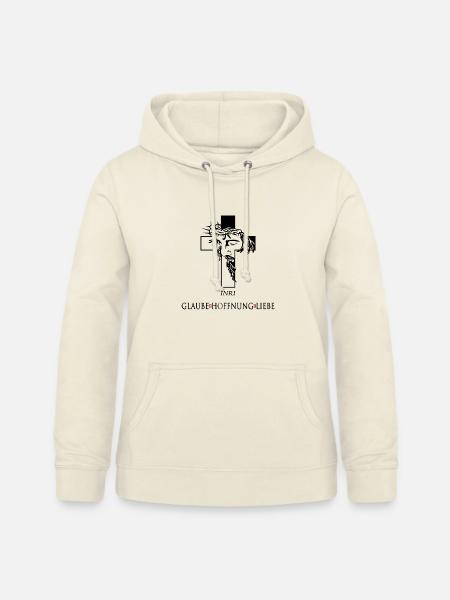 Jesus mit Dornenkrone - Frauen Hoodie - Vanille-Milchshake