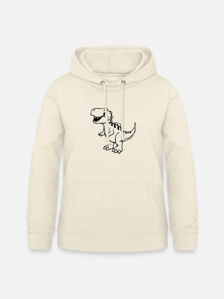 niedlicher Dinosaurier - Frauen Hoodie - Vanille-Milchshake
