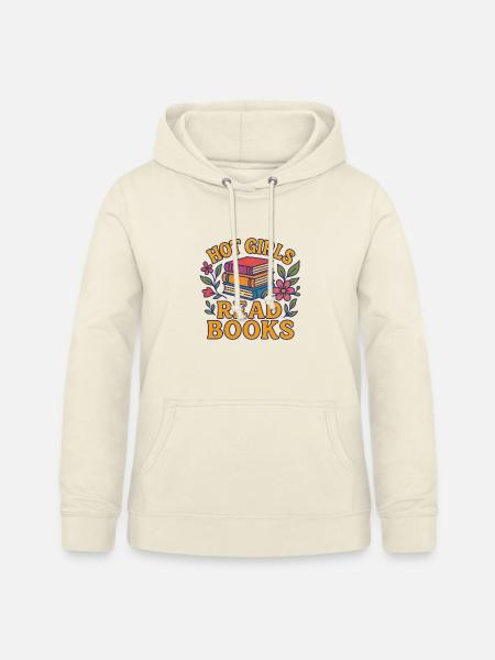 Heiße Mädchen lesen Bücher - Frauen Hoodie - Vanille-Milchshake