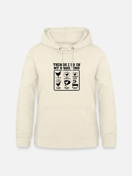 Huhn Humor Freizeit - Frauen Hoodie - Vanille-Milchshake