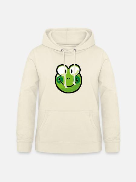 Smiley Frog - Frauen Hoodie - Vanille-Milchshake