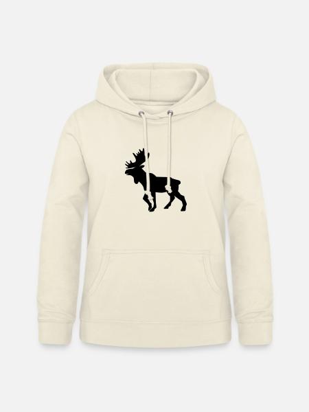 Moose - Frauen Hoodie - Vanille-Milchshake