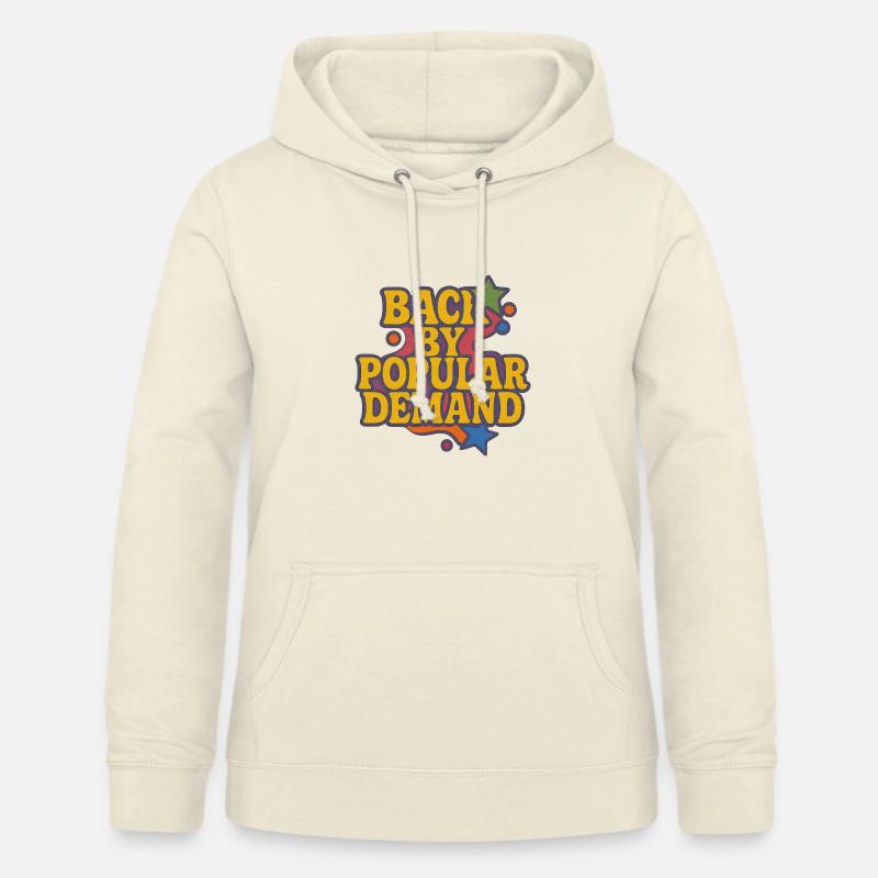 Tilbage af Popular Demand Retro Script - Dame hoodie - vaniljemilkshake