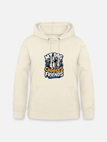 Dogge - Frauen Hoodie - Vanille-Milchshake