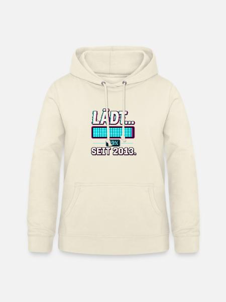 Lädt Seit 2013 Gamer Spruch - Frauen Hoodie - Vanille-Milchshake