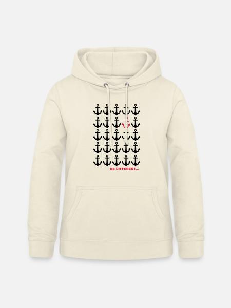 Be Different... - Frauen Hoodie - Vanille-Milchshake