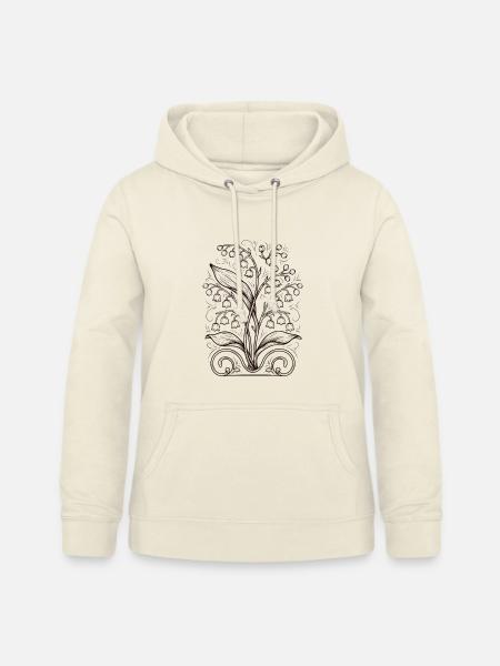 Blütenbaum Maiglöckchen - Frauen Hoodie - Vanille-Milchshake