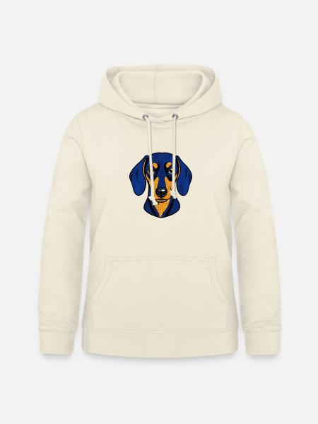 Dackel - Frauen Hoodie - Vanille-Milchshake