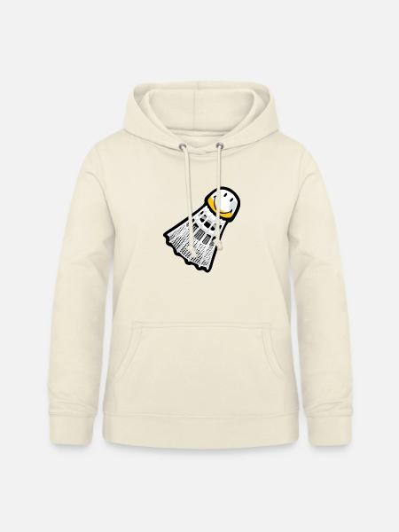 Smiley Badminton - Frauen Hoodie - Vanille-Milchshake