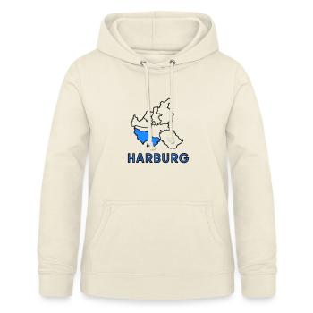 Harburg, un quartier de Hambourg - Sweat à capuche Femme - vanille - Devant - AI Model Female 172 light (172cm)