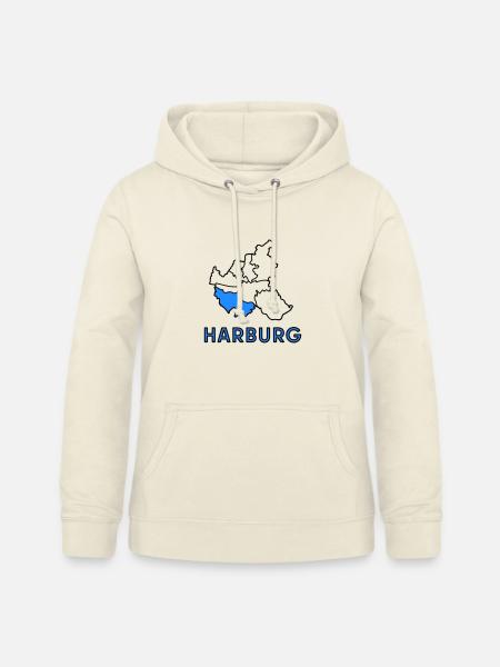 Harburg, Stadtteil von Hamburg - Frauen Hoodie - Vanille-Milchshake