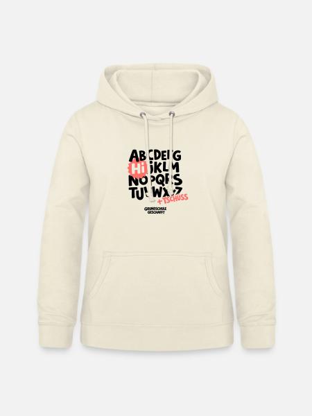 Grundschule Abschluss Shirt ABC - Frauen Hoodie - Vanille-Milchshake