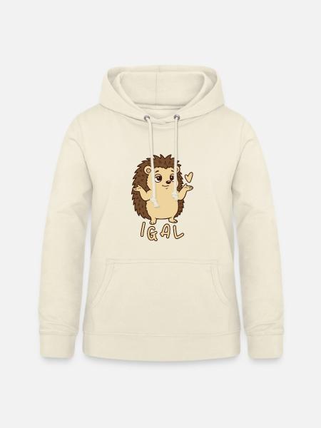 Igel egal igal - Frauen Hoodie - Vanille-Milchshake
