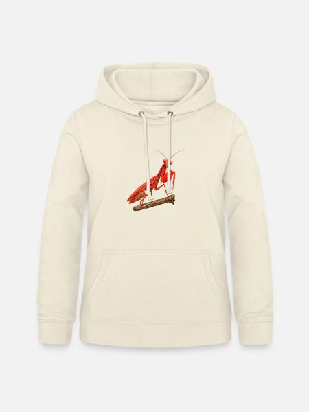 Gottesanbeterin rot - Frauen Hoodie - Vanille-Milchshake