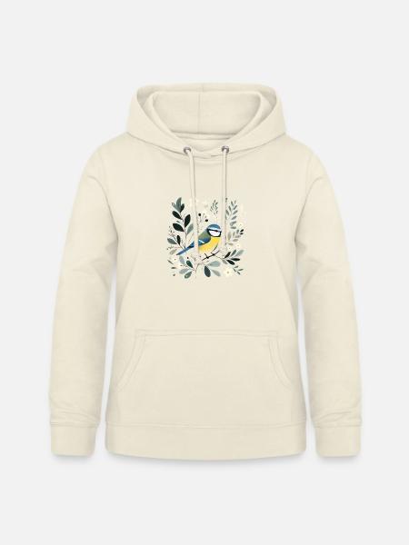 Kleine Blaumeise - Frauen Hoodie - Vanille-Milchshake