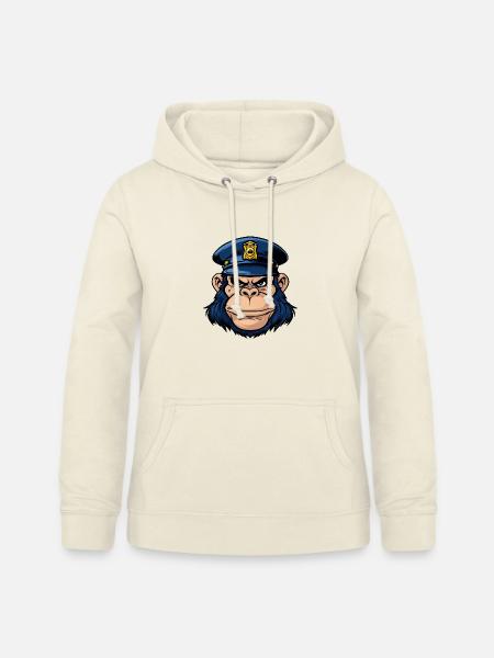 Affen Polizei - Frauen Hoodie - Vanille-Milchshake