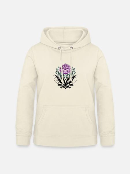 Distel lila Thistle - Frauen Hoodie - Vanille-Milchshake