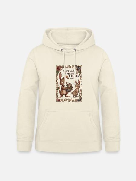 Lucky Egg Art - Frauen Hoodie - Vanille-Milchshake