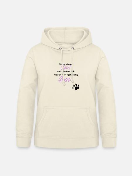 Hund Gassi Pfote Spruch - Frauen Hoodie - Vanille-Milchshake