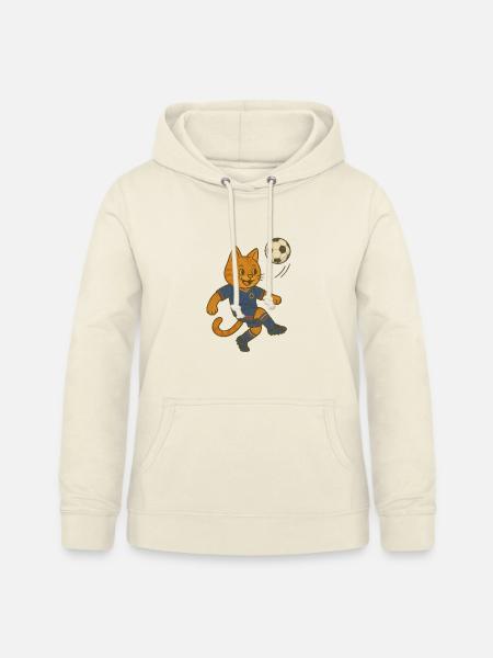 BARCELONA FUSSBALL - Frauen Hoodie - Vanille-Milchshake