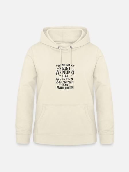 Weisheit - Frauen Hoodie - Vanille-Milchshake