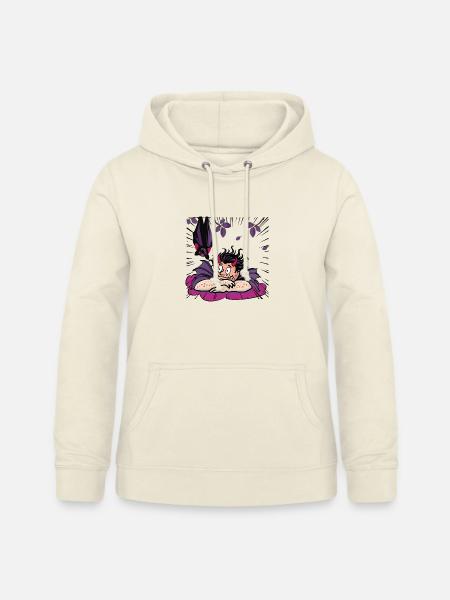 Raffael's Teuflischer Nachttraum nit Fledermaus - Frauen Hoodie - Vanille-Milchshake