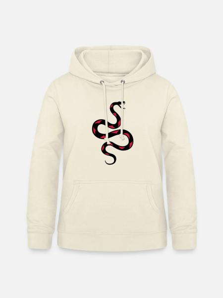 Schlange - Frauen Hoodie - Vanille-Milchshake