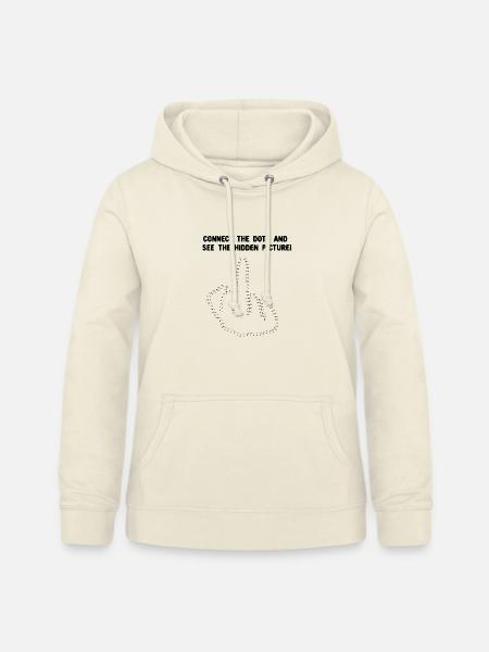 Verbinde die Punkte - Mittelfinger - Frauen Hoodie - Vanille-Milchshake