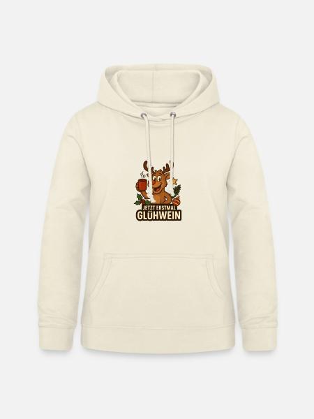 Glühwein Rentier - Frauen Hoodie - Vanille-Milchshake