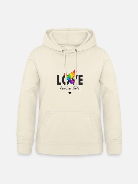Friedenstaube Liebe - Frauen Hoodie - Vanille-Milchshake