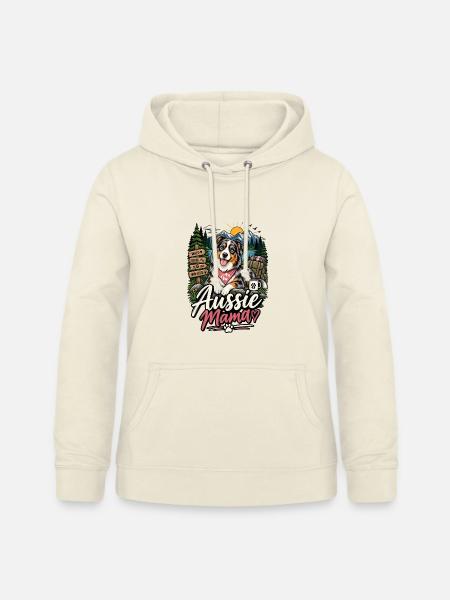 Aussie Mama Wanderhund - Frauen Hoodie - Vanille-Milchshake