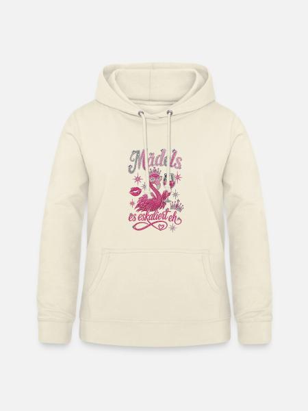 Wein Mädels Es Eskaliert Weinfest - Frauen Hoodie - Vanille-Milchshake